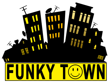 Funky Town logo ufficiale 2014 (sfondo trasp)